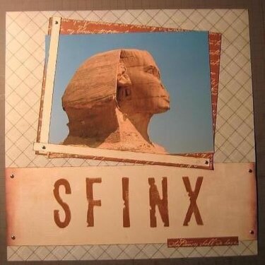 Egypt: Sfinx