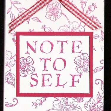 Covered Notepad - RedToile