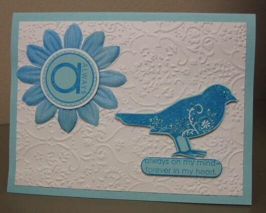 Blue Bird Card