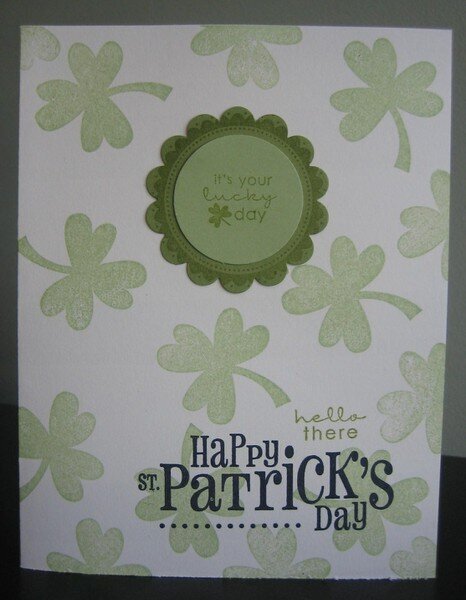 WF11 Build a Background/Frameous - St. Pat&#039;s Card