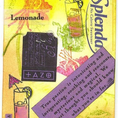 Passion Tea Lemonade ATC's