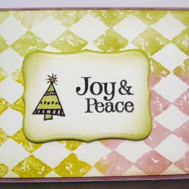 Joy&amp;Peace Christmas Thinking Inking