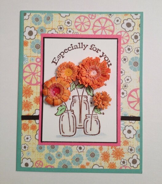 WF12 2nd Chance Challenge - Quilling and Stamping