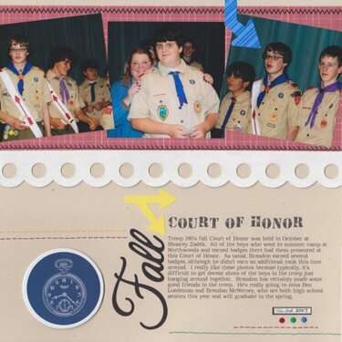 Fall Court of Honor