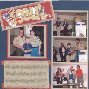 Cub Scout Cross Over