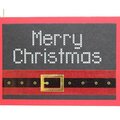 Merry Christmas Santa's Belt Washi Tape Card