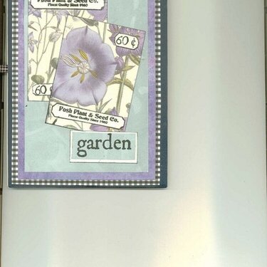 Accordian card for my DMIL--garden theme