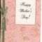 Pink Tags & Mother's Day Card