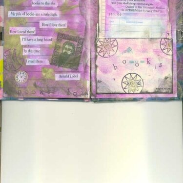 HOW DID I DO?  These are my first altered pages!