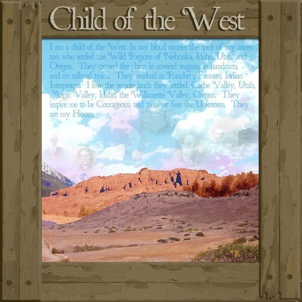 Child of the West- Art Challenge