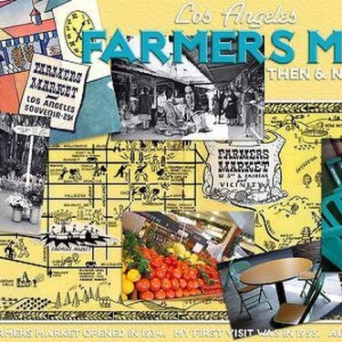 Los Angeles Farmers Market- Then & Now *Color Challenge