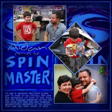 Aidan Comes to Spin Master