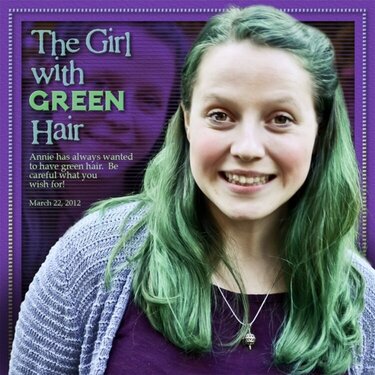 The Girl with Green Hair