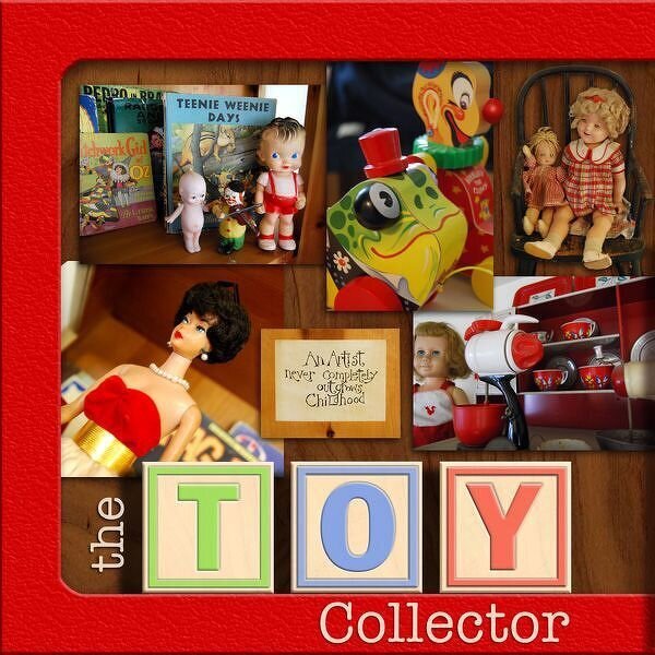 The Toy Collector *Digital  Photo Blending Challenge