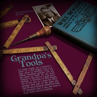 Grandpa&#039;s Tools