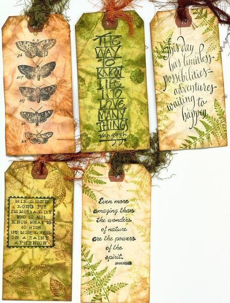 Distressed Tag Book