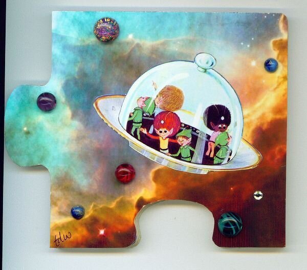 Outer Space Puzzle Piece