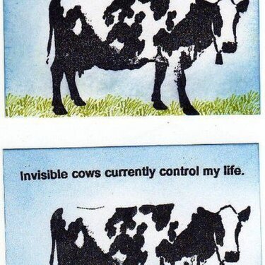 Just for fun- Cow ATCs