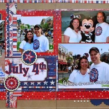4th of July - at Disneyland