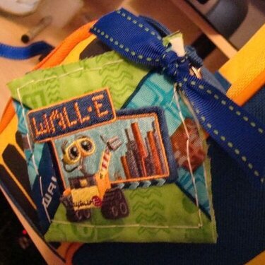 WALL-E Backpack Fabric Tag