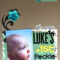Luke's 1st Freckle
