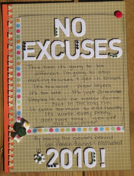 No Excuses in 2010!