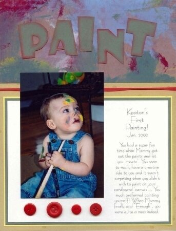 PAINT (your dreams) as seen in Scrapbooks Etc...