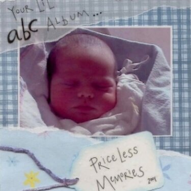 lil' abc book, priceless memories... A-I