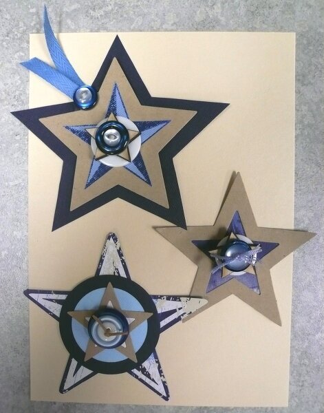 Kraft Stars for Alaina&#039;s Swap