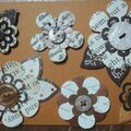 Brown Dictionary Button Set 