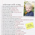 Interview with a Boy