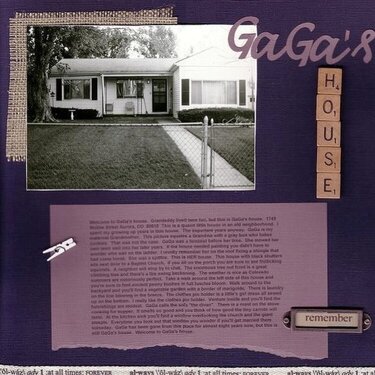 ~~Welcome to GaGa&#039;s House~~
