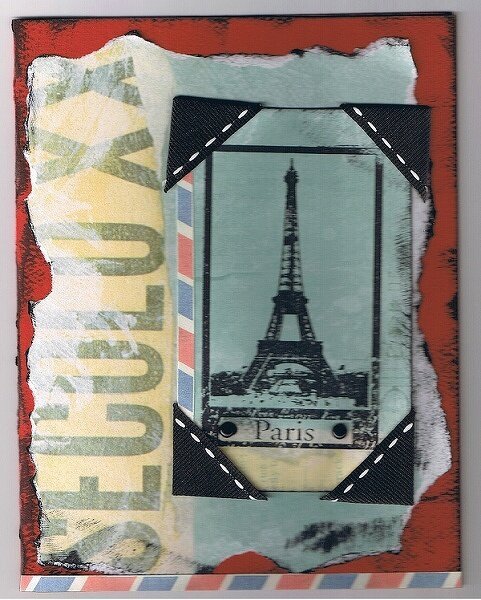 Paris card - Scraplift