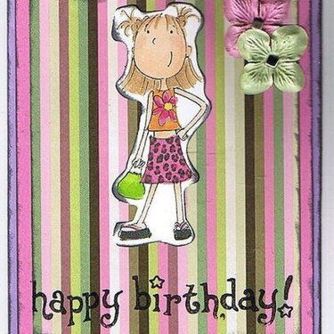 Quick Birthday Cards For Kids (Girls)