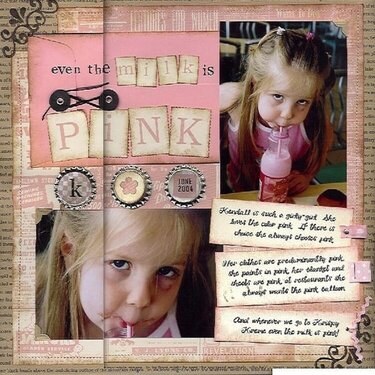 Even the Milk is Pink - CK Baby Book