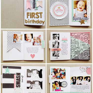 Mini Album - First Birthday