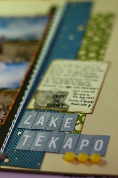 New Zealand scrapbook pages