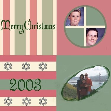 Christmas Card 2003 ** Art Inspiration #17**