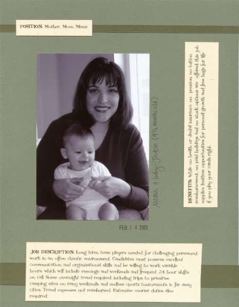 Motherhood - Official Job Description
