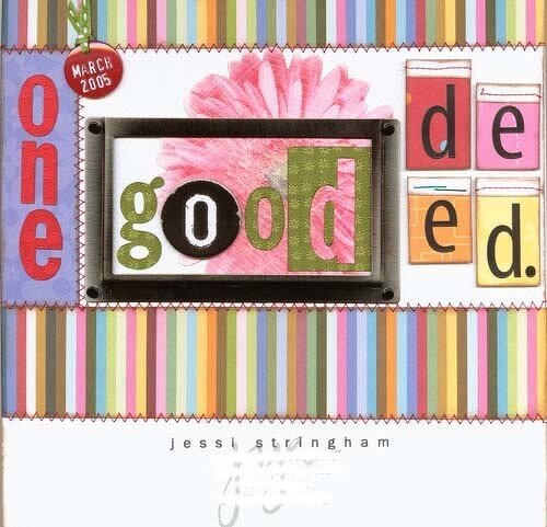 {one good deed.} &lt;br&gt; my Circle Journal