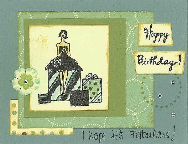 fabulous birthday (published in Scrapbook &amp; Cards today)