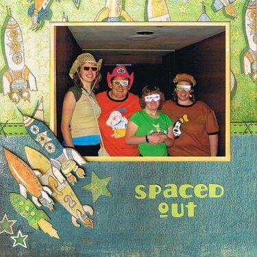 Spaced Out (Disney vaction- Basic Grey & QuicKutz)