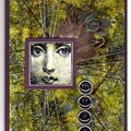 Polished Stone Card: Muse of the Forest