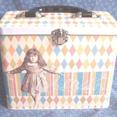 Vintage Altered Lunchbox: Foofala 