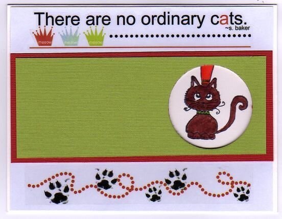 There are no ordinary cats
