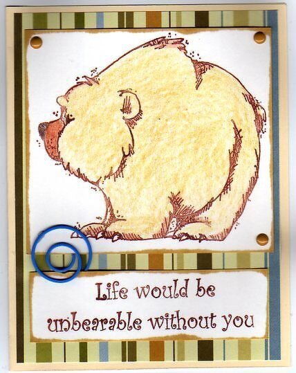 &quot;Life would be Unbearable&quot; Valentine&#039;s Card