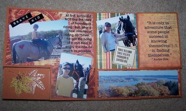 Fall Family Outing *Flag Accordion Book*