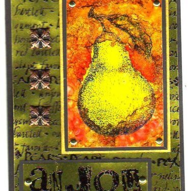 Anjou: Polished Stone Card