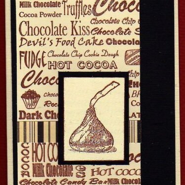 Chocolate card