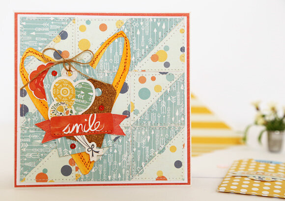 Smile - Thank You Card &amp; Gift Card Holder by Jodie King
